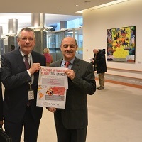 MEP Dennis de Jong and Mr. Davood Arshad