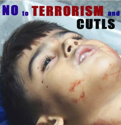No to terrorism and Cults 1